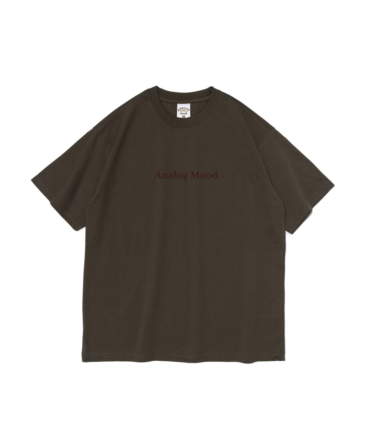 Analog Mood Basic Logo Short Sleeve T-Shirt (Khaki) M
