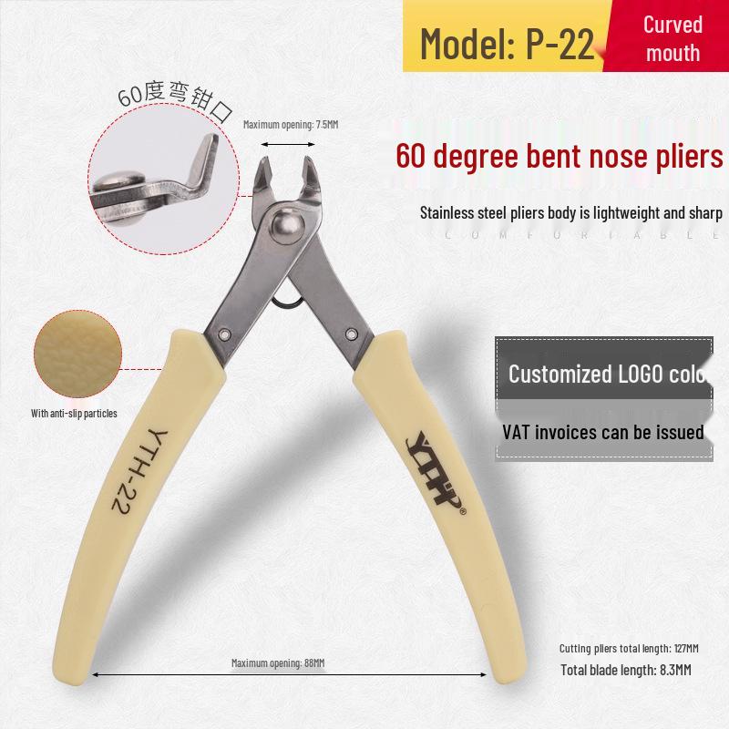 5-Zoll Antistatische Diagonale Nasen-Angusszangen Kunststoff Elektronikzangen