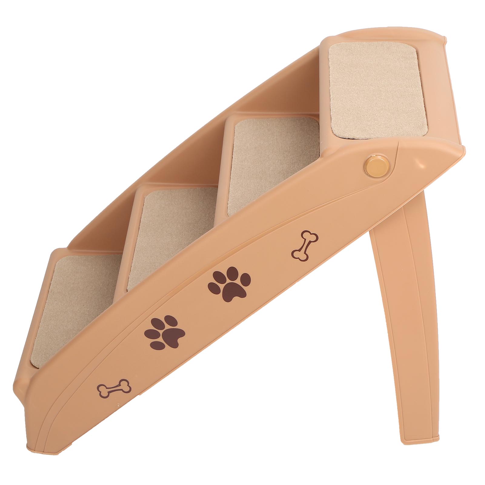 

4 Steps Foldable Pet Staircase Dog and Cat Ladder Ramp Climb for Indoor and Outdoor Use