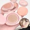 Gege Bear Light Luxury Cushion Foundation: Moisturizing, Long-lasting, No Smudge, Brightening Concealer for Dry & Oily Skin.