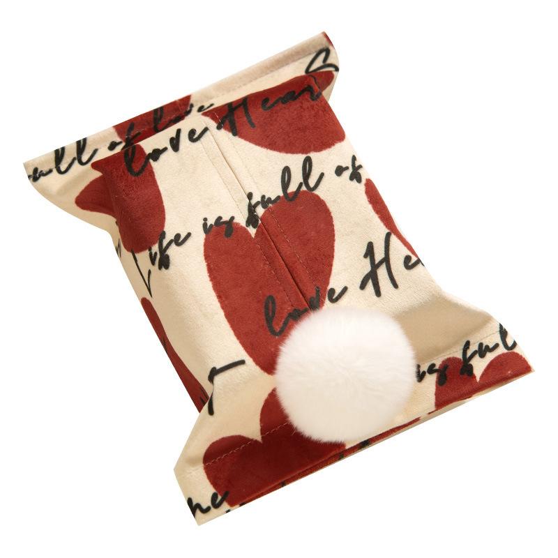 

1 шт. ящик для салфеток, светлый, роскошный стиль, для влюбленных пар, автомобильная сумка для салфеток, коробка для салфеток в машину, Ins Wind, гостиная, дом, многостильный