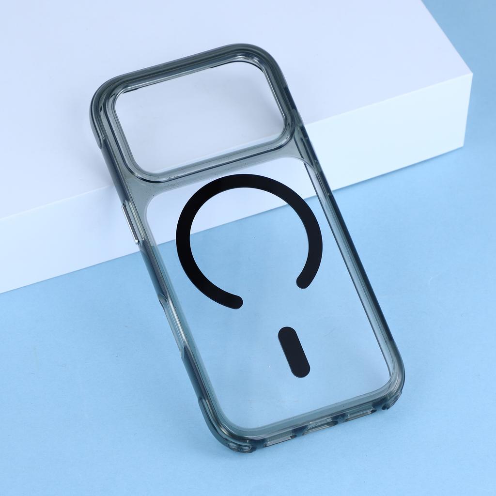 For iPhone 17 Pro Case Compatible with MagSafe TPU Acrylic Shockproof Clear Phone Cover