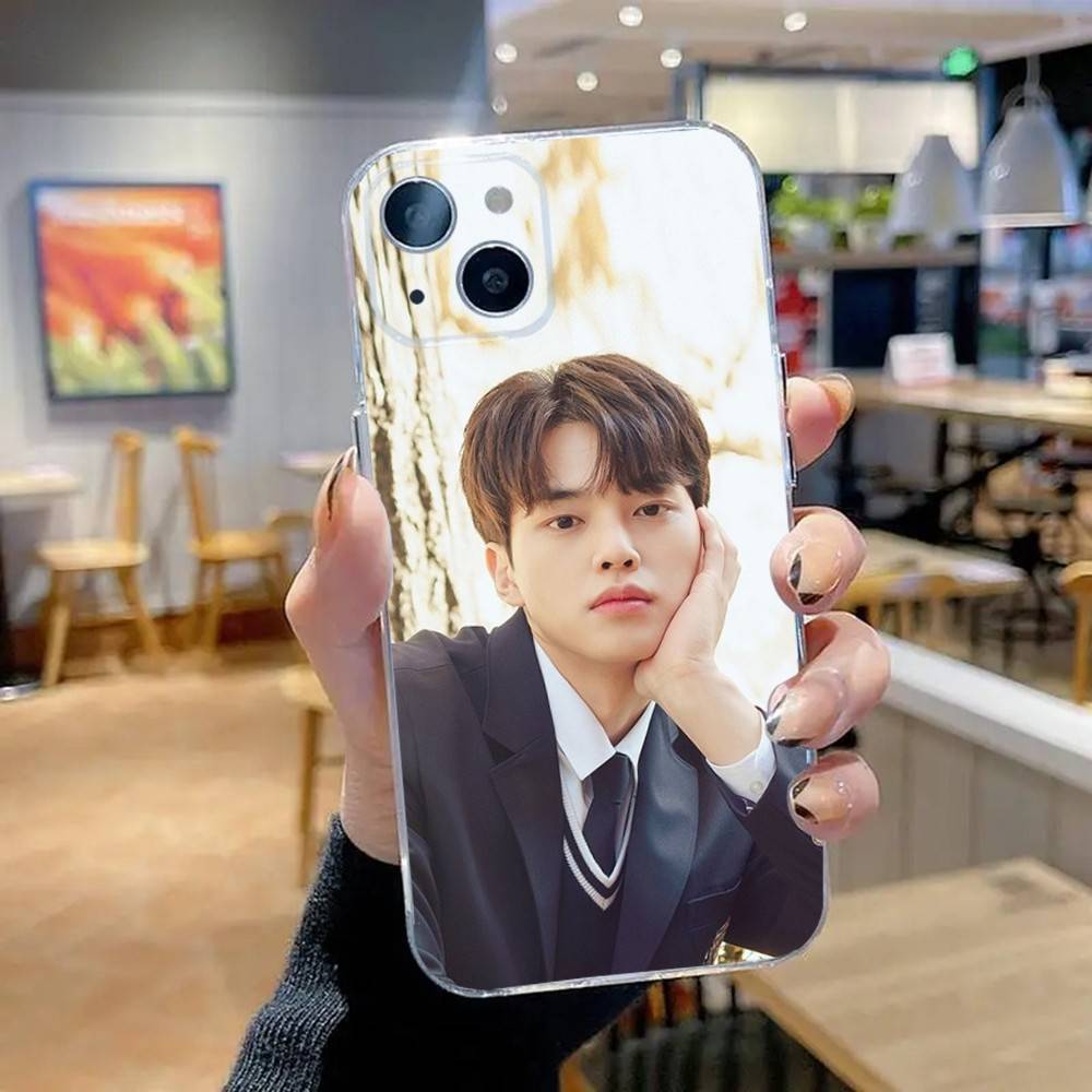 

Song Kang Korea Actor Phone Case For iPhone 16,15,14,13,12,11 Pro,Max,Plus,X,XS,XR,SE,Mini Transparent Silicone Soft iPhone14Pro