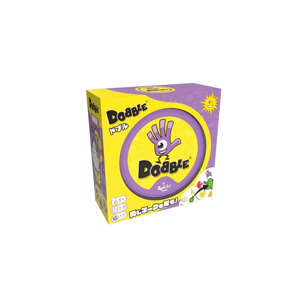 Hobby Japan Dobble 2023 Edition Japanese Version 2-8 Players 15 Minutes Age 6+ Board Game