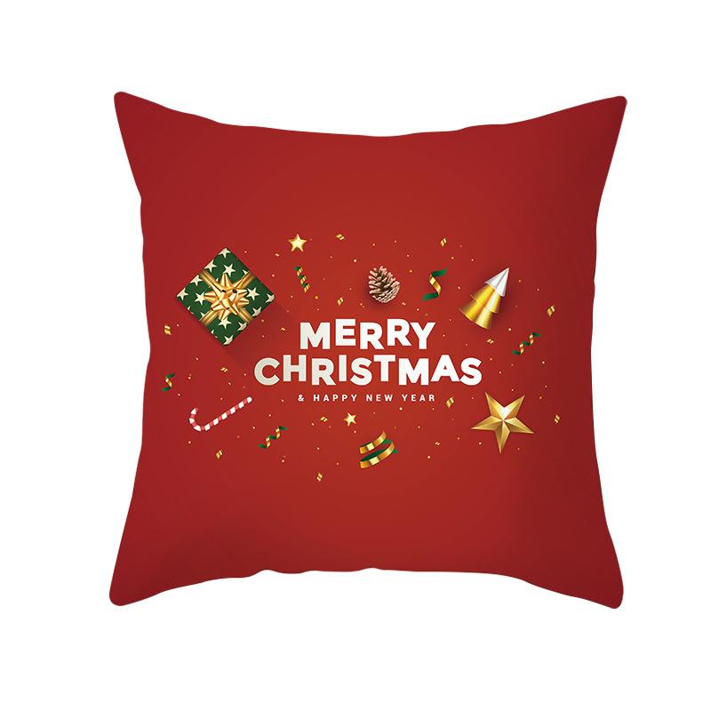 Nordic Christmas Pillowcase Christmas Ball Decoration Home Sofa Cushion Cover