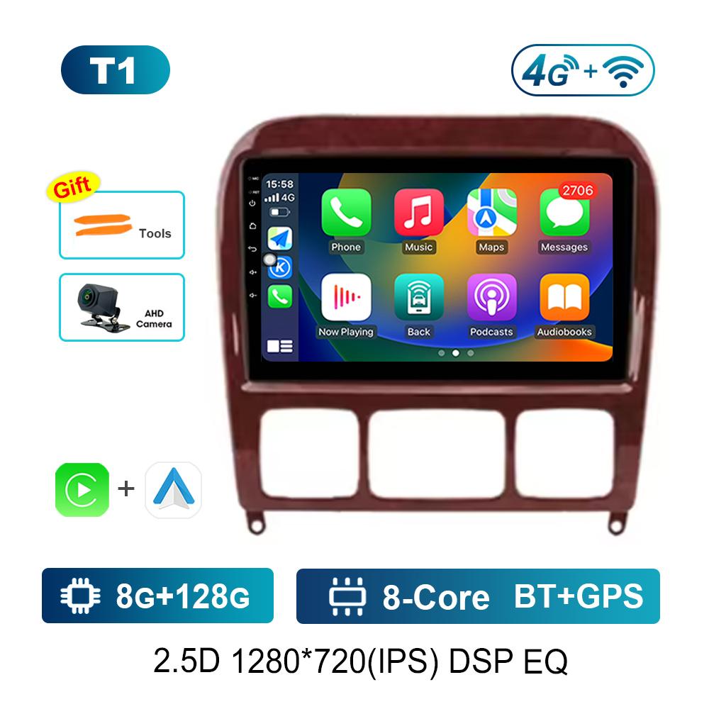 for Mercedes Benz S Class W220 S280 S320 S350 S400 S430 S500 S600 S55 AMG Car Video Multimedia Player WiFi Android GPS Carplay