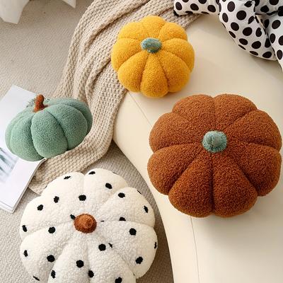 1 peça Almofada de Abóbora Pelúcia Criativa Sofá Almofada de Quarto Decoração de Casa Presente de Halloween Natal, Halloween, Ação de Graças Presente