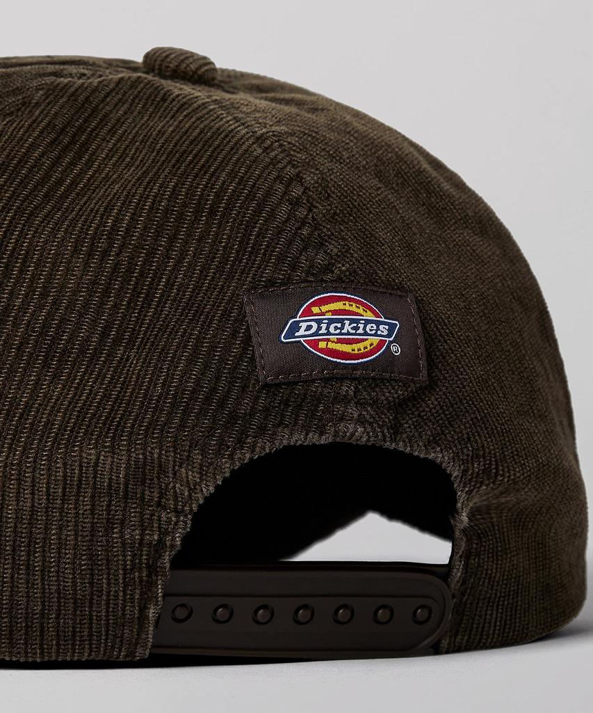 Dickies Tree Logo Corduroy Trucker Cap Washed Brown