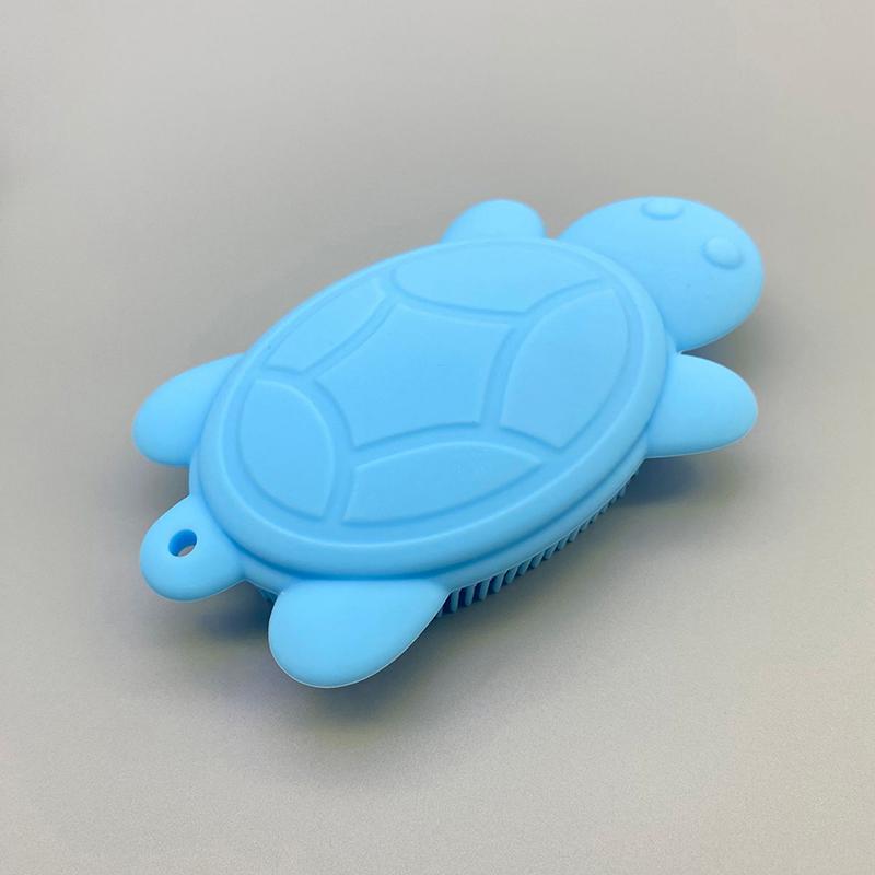 

Щетка для ухода за домашними животными в форме черепахи, силиконовая массажная щетка для собак и кошек, мягкая головка для удаления омертвевшей кожи и шерсти, массажная щетка для купания