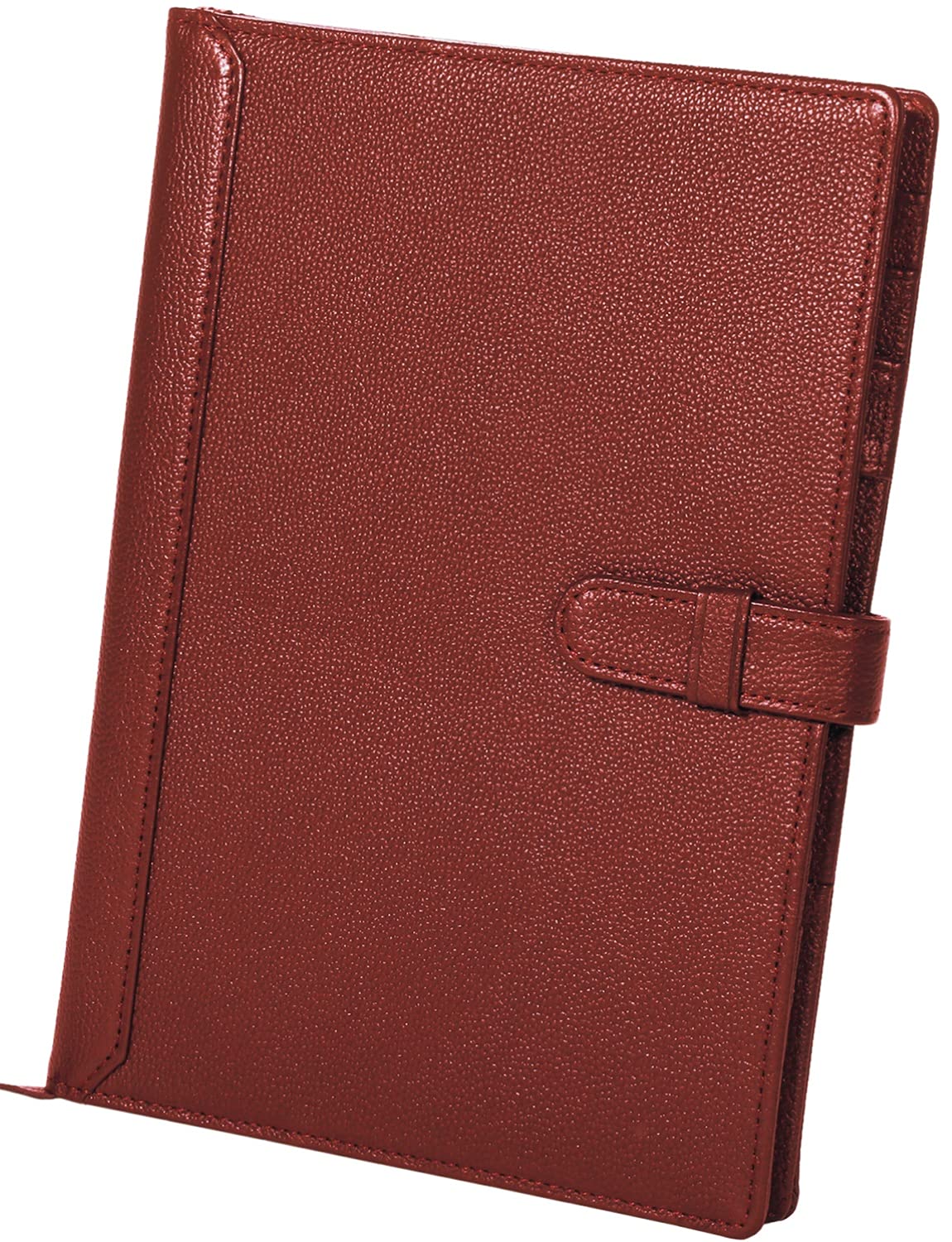 

Обложка для блокнота А5 натуральная кожа тонкая обложка для планера с местом для хранения блокнота для колледжа держатель для ручки закладка в комплекте держатель для карт 5 цветов NC1 [СИНИЙ ИСКРЕННИЙ]