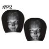 Comfortable Car Headrest 2Pcs Halloween Covers Horror-Themed Seat Neck Pillow Fun Interior Accessories Cases Breathable Stretchy Protector for Auto