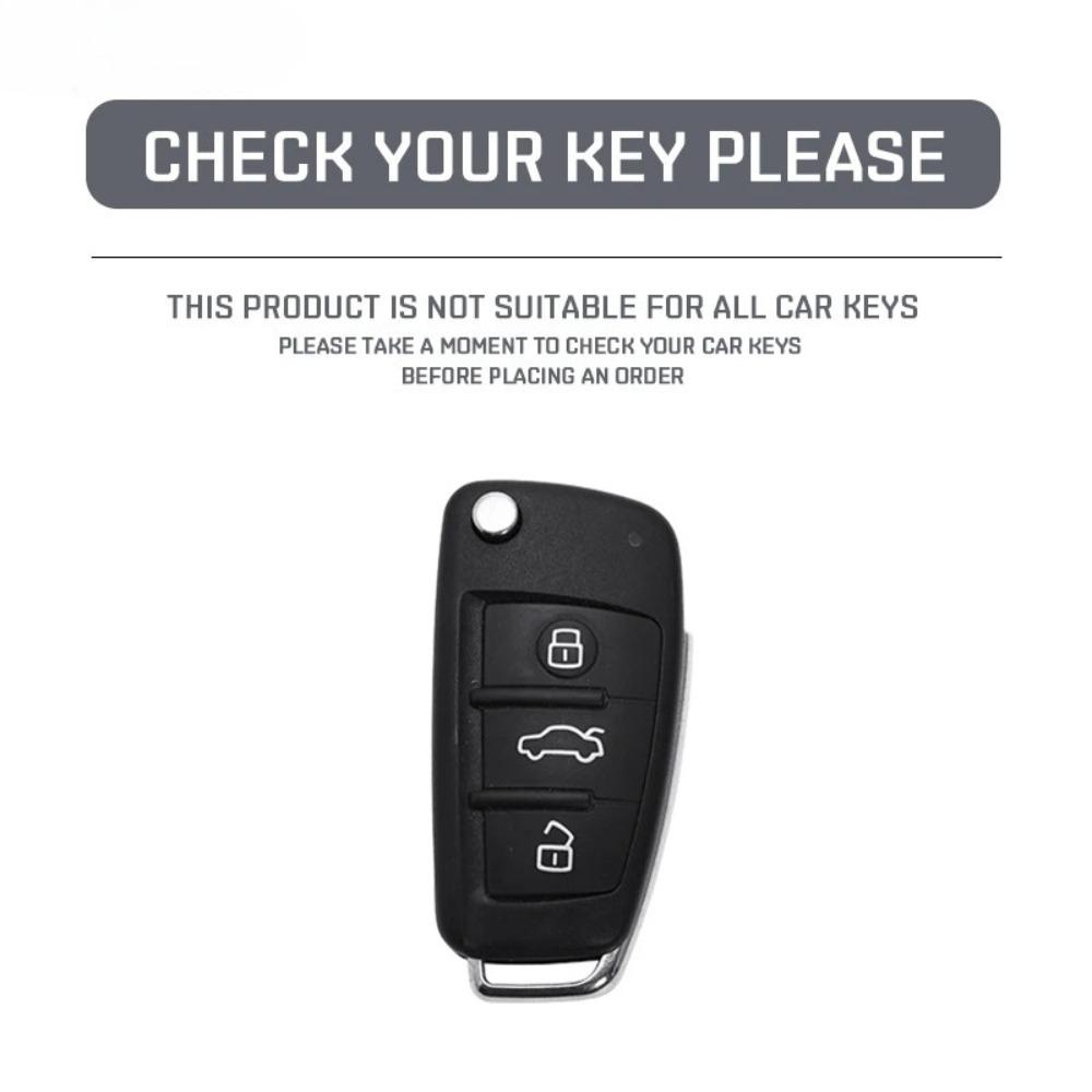 ABS Carbon Fiber Car Key Case Cover for A1 A3 A4 8P 8L 8V A5 B6 B7 A6 A7 C5 C6 Q3 Q5 Q7 4F S3 S4 S6 RS3 TT Protected Shell