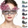 Elegant Rhinestone Face Masque Butterfly Lace Masquerade for Women, Vintage Shiny Eye Women Party Supplies Halloween Renaissance, Venetian Ball,
