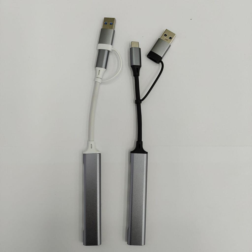 Type-C to USB 3.0 Hub for Computer, Phone, Mouse, Keyboard, and Card Reader