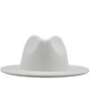 eBay autumn and winter new black woolen top hat European and American fashion jazz hat color