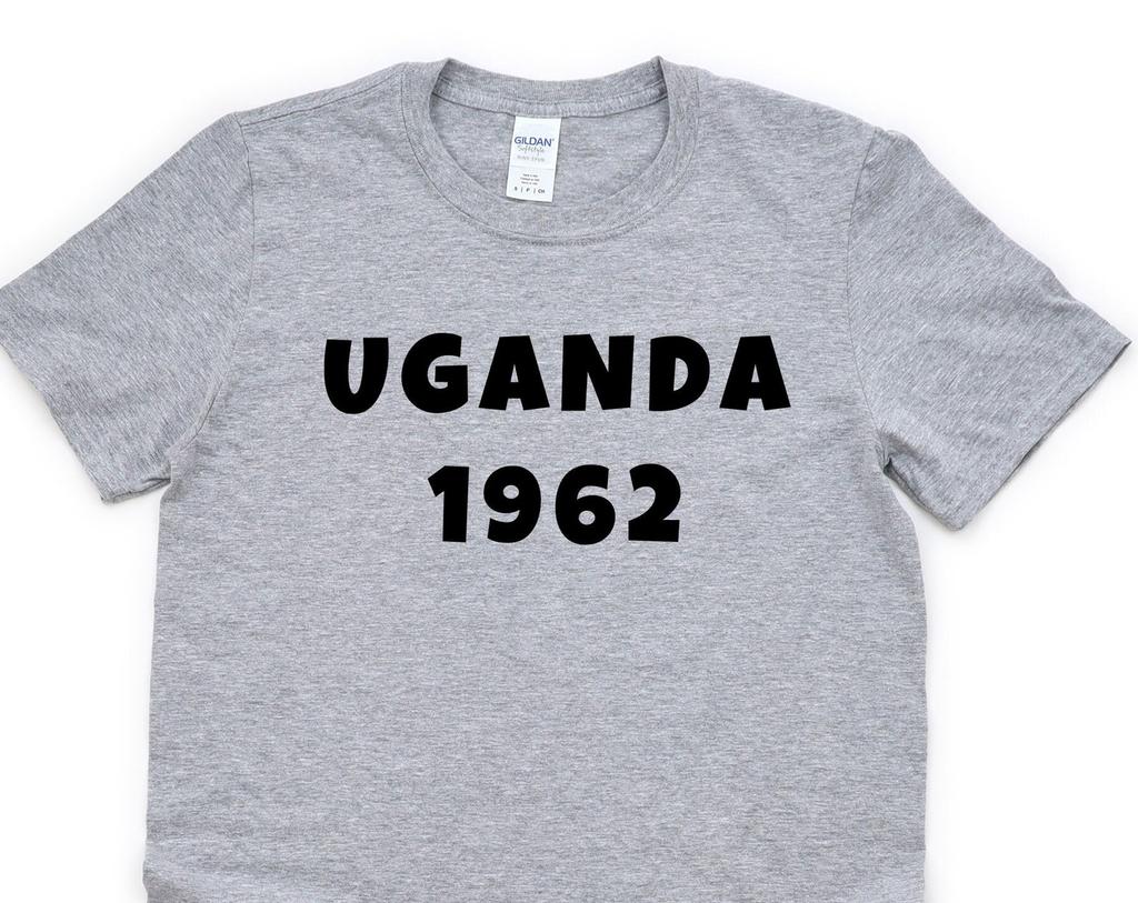Uganda 1962 T-Shirt: Soft Cotton Uganda Pride Tee