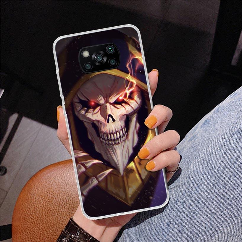 Overlord Anime Phone Case For Xiaomi Poco X7 X6 X5 Pro F7 Ultra Redmi 15C 15 13C 13 12C 12 10 10A 10C 9 9A 9C 9T Cover Poco X7 X
