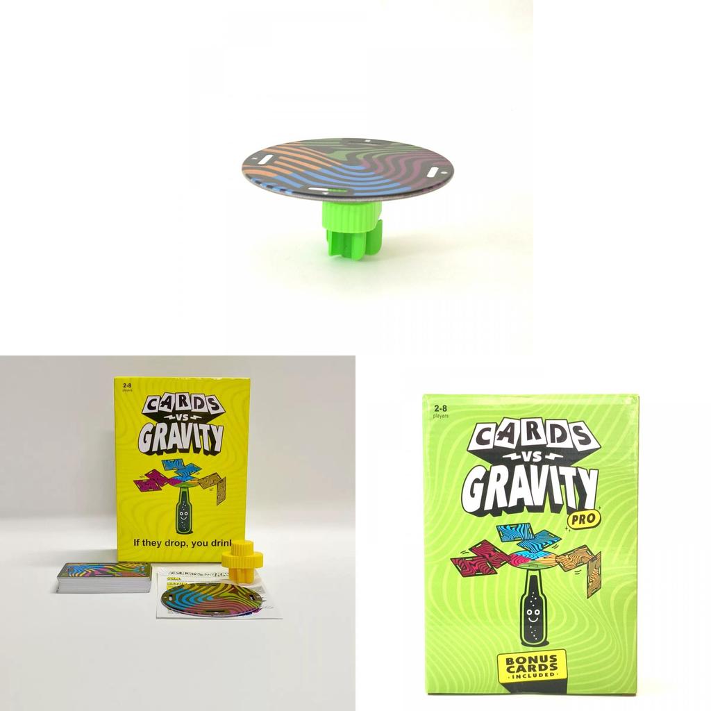 Cards Vs Gravity Gioco da Tavolo in Cartone con Enigmi per Bambini e Adulti