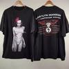 1998 Marilyn Manson Mechanical Animals T-shirt Unisex a 2 lati Stampa S5XL T-shirt Unisex