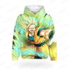 Anime Men's Hoodie Goku 2024 Dragon Ball Oversized Hip Hop Shirts Hoodie Tops Trend Super Saiya Clothing Fashion