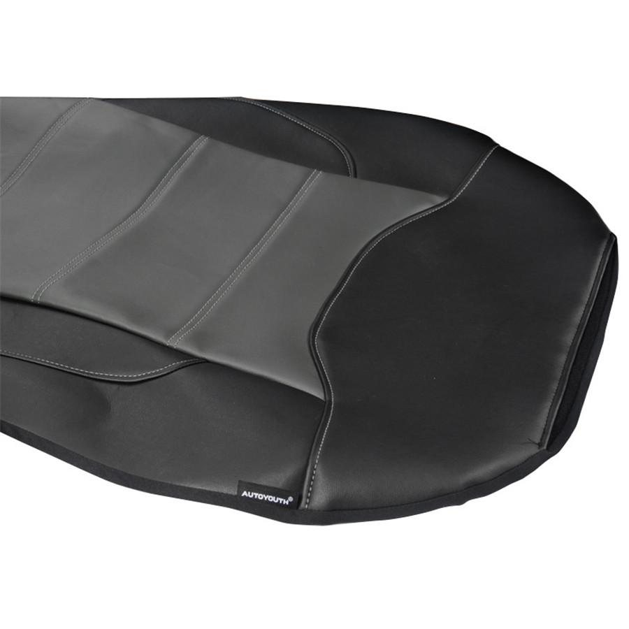 Pu Leather Auto Universal Car Seat Cushion Covers Front+Rear Full Seat Cover Set