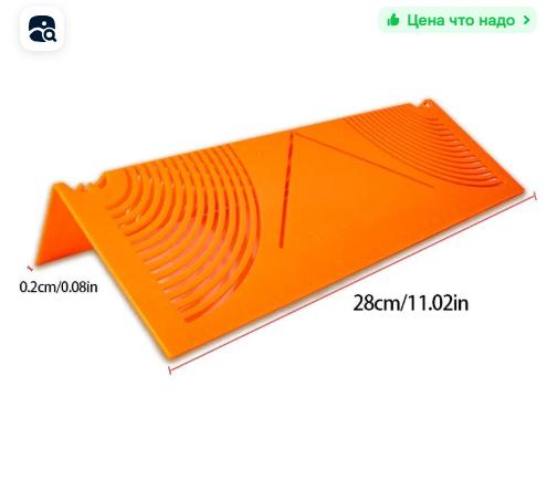 Square Steel Marking Ruler, Square Steel 90-degree Corner Marking Tool