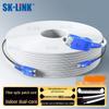 SK-LINK FTTH Indoor Single Mode Dual-Core SC-SC Fiber Optic Cable