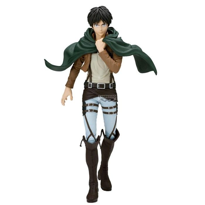 Banpresto Attack on Titan Eren Yeager Grandista Figure. Approx. 11 inches.