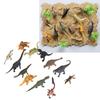 12 Pezzi Mini Figure di Dinosauri Simulazione Statica Giocattolo Ornamento per Bambini