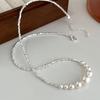 Handmade Simualtion Pearls Necklace for Women French-Inspired Minimalist Luxury Jewelry Elegant Everyday & Party Wear