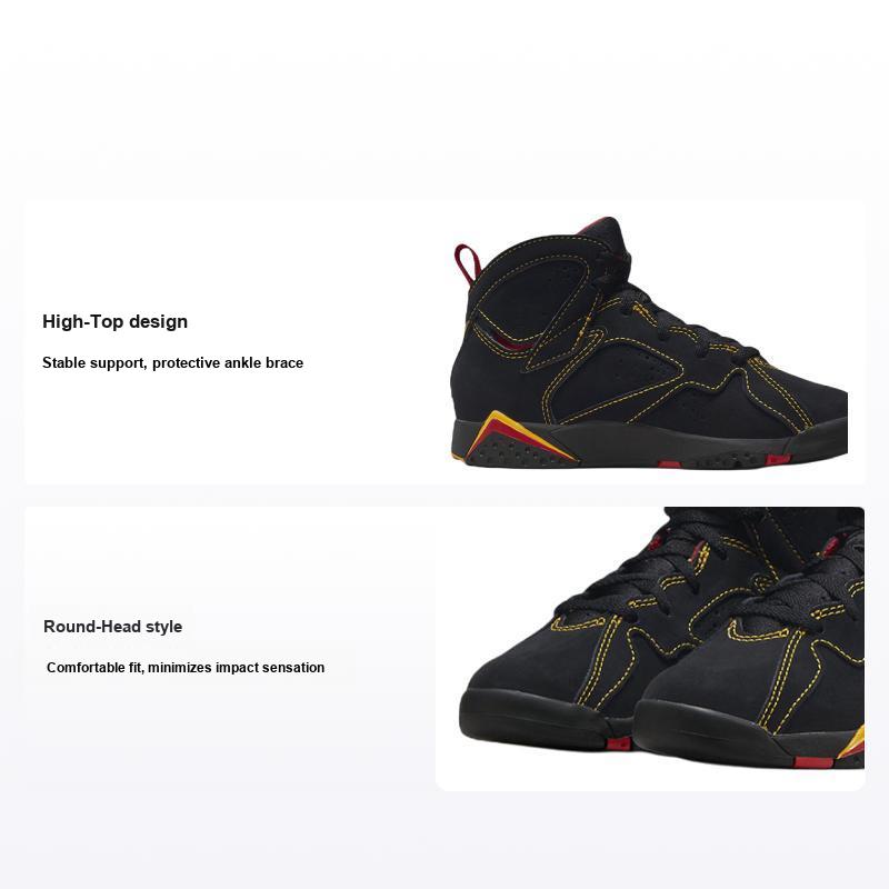 Детские кроссовки Air Jordan 7 Retro PS Citrus 2022 Black Varsity-Red DJ2778-081 31