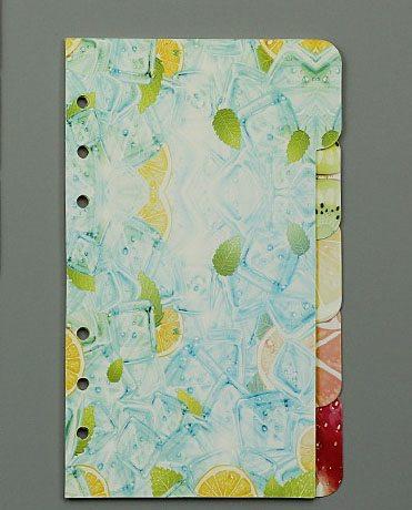 

1pcs Loose leaf notebook inner page separator paper index paper pagination paper