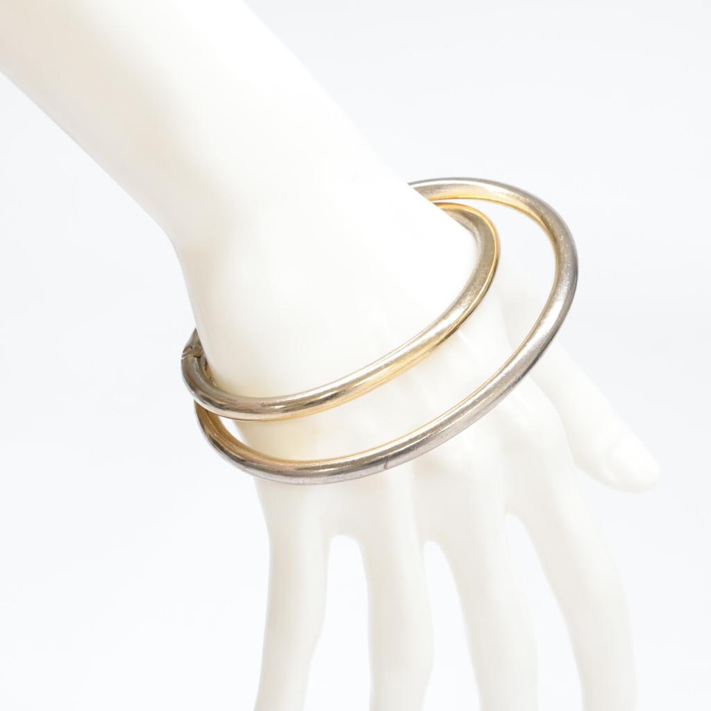 VIONNET Oro Veronica overlay design Bangle goldUsed