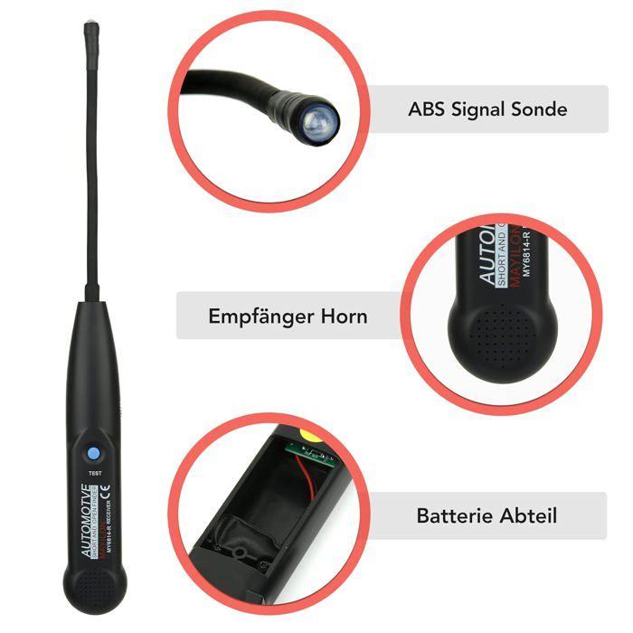 AIMOONSA Traceur de câbles détecteur multifonction émetteur+récepteur sans fil