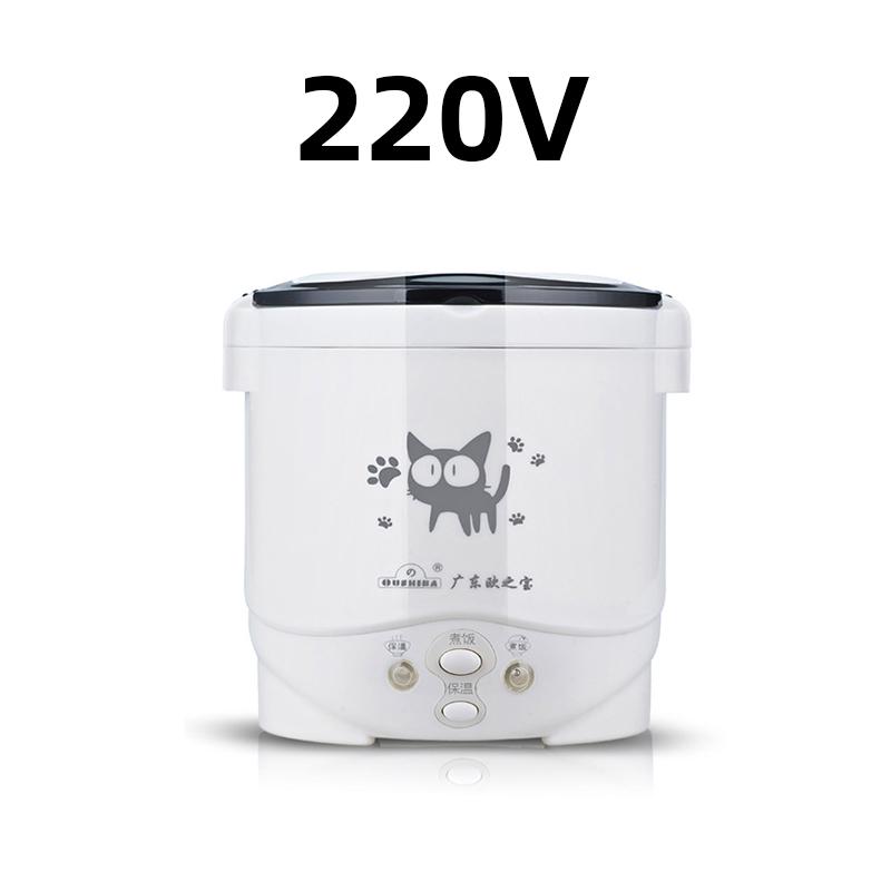 

12V 24V Electric Rice Cooker Portable 1L Water Food Heater Lunch Box Warmer 2 Persons Cooking Machine for Home Car Truck синій впс колір