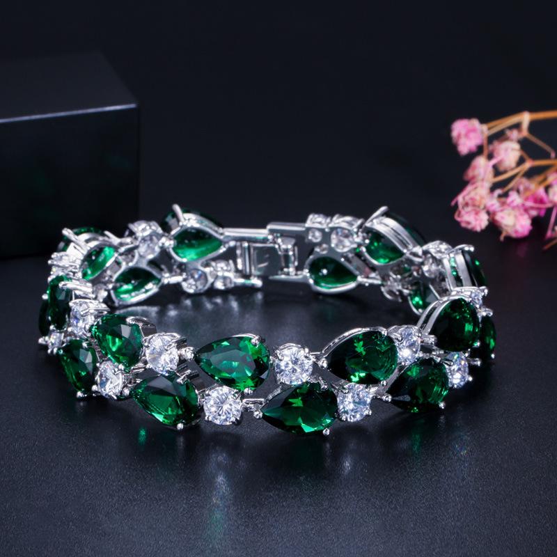 Mona Lisa European & American Style Zircon Bangle - Korean Fashion Hot Selling Jewelry
