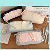Canvas Cloud Ribbon Butterfly Pencil Case With Large Capacity For Students And School Supplies