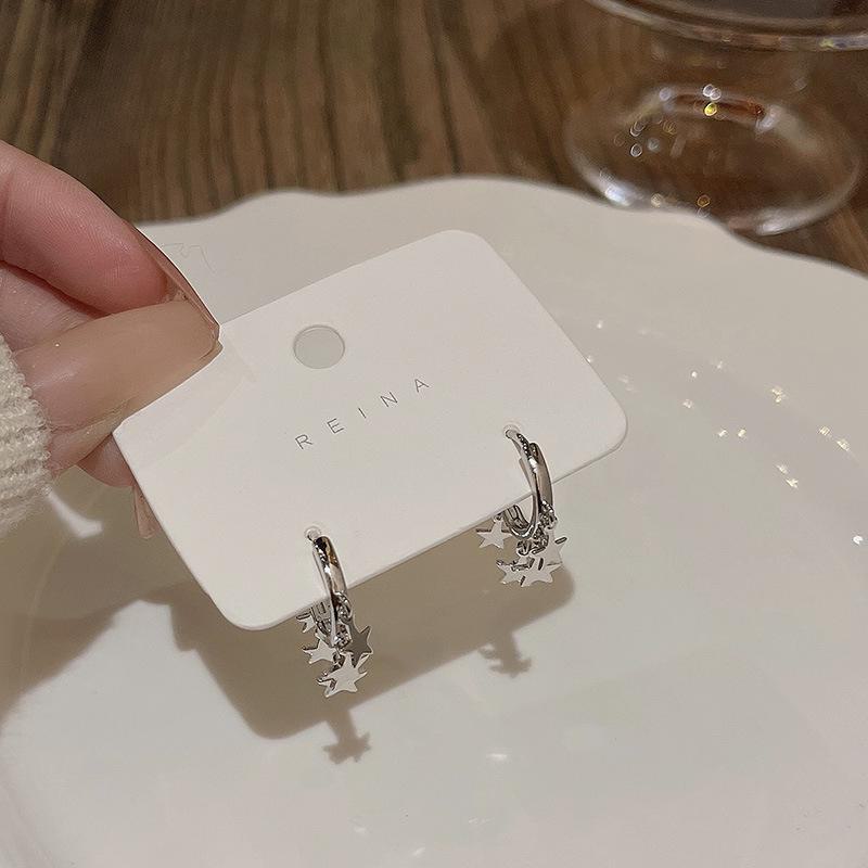Needle Korean Chic Star Ohrringe für Damen – Trendy Style