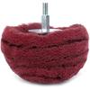 3Pc 4" (100mm) 320 Grit Mushroom Abrasive Wheel Buffing Polishing Wheel Rotary Tool for Metal