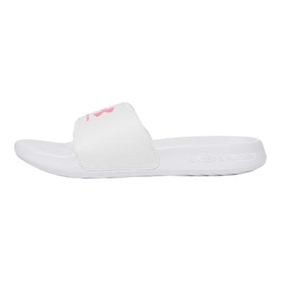 UA Ignite Select Fashionable Simple Stylish EVA Anti-Wear Slide Sandals Women Footwear White 3027222-101