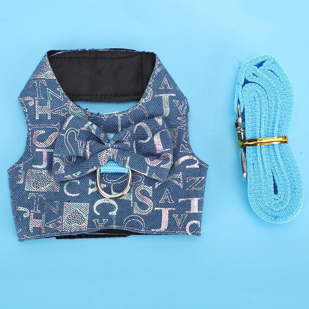 Pet Vest Chest Strap Harness Small Animal Rabbit Hamster Pet Vest Harness RopeL