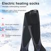 Beheizte Socken für Herren Damen Winter Fußwärmer Batteriebetrieben Heizsocken DC-Schnittstelle Elektrische Fiebersocken für Outdoor-Skifahren