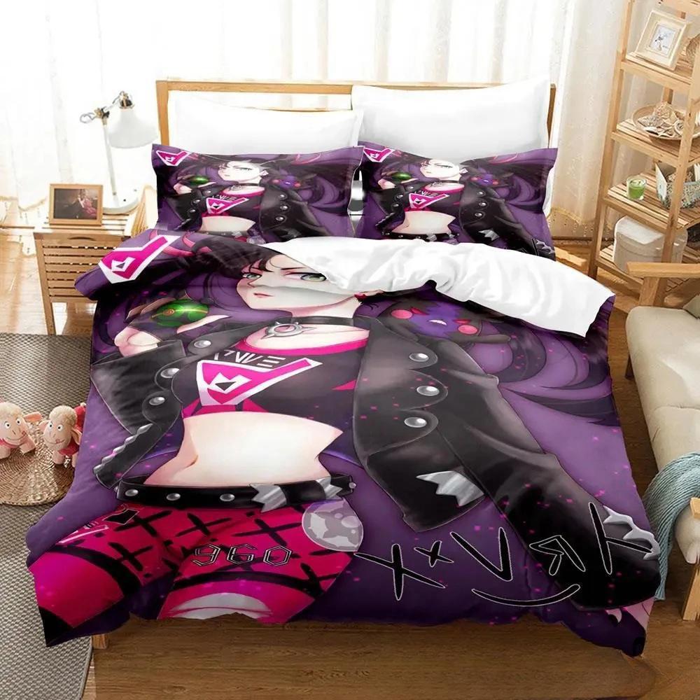 3D Print Anime Marnie Bedding Set Duvet Cover Bed Set Quilt Cover Pillowcase Comforter King Queen Size Boys Adult Home Textiles