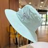 Versatile Style Hat Sweet Bow Womens Breathable Sunshade Hatscaps Fishermans