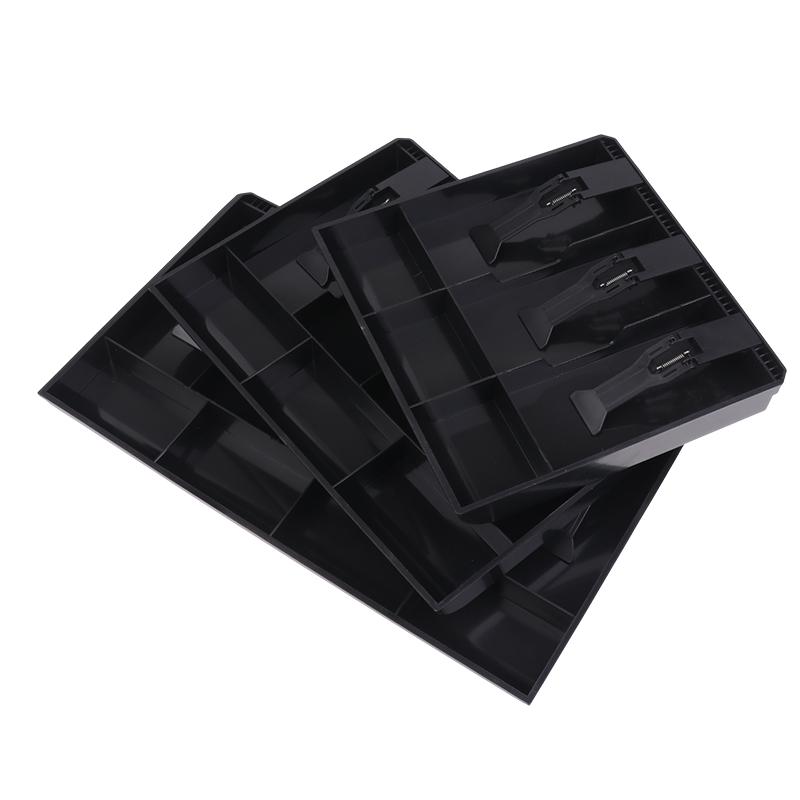 2 Adet Yazar Kasa Klipsi Veya 3/4/5 Bölmeli 1 Adet Yazar Kasa Para Saklama Çekmecesi İçin Yazar Kasa Çekmecesi Eklenti Tepsisi