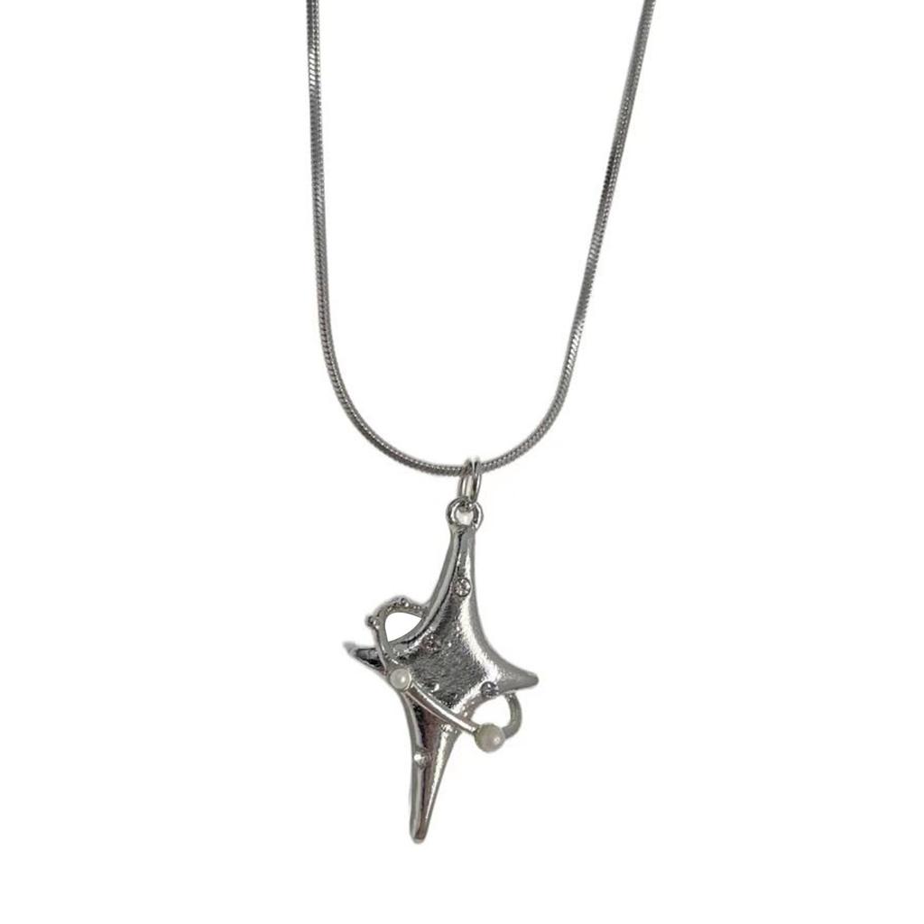 Irregular Star Necklace Niche Simple Female Titanium Steel Collarbone Chain