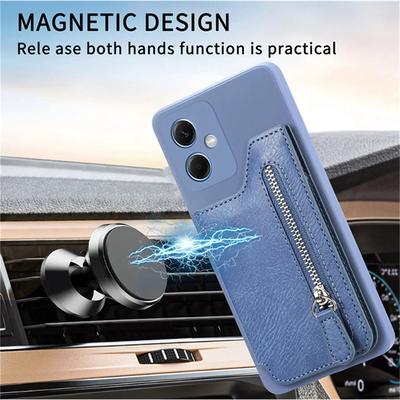 Fashion Girl Zipper Wallet Case for Redmi Note 13 12 Pro Plus 5G Redmi Note 11 12 10S 9Pro 13C 12C 11A 12 10C 9A Shockproof Case