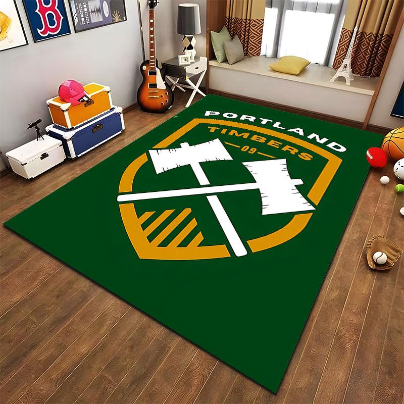 Portland Timbers Logo Carpet Suitable As a Non-slip Mat for the Living Room or Bedroom Sofa