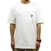 Authentic Carhartt Workwear Pocket K87 Size XL Men's Short-Sleeve T-Shirt, White, (Code 4115141101-5)