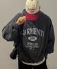 Ml Garments Sweat Hoodie [Pigment D.Grey]